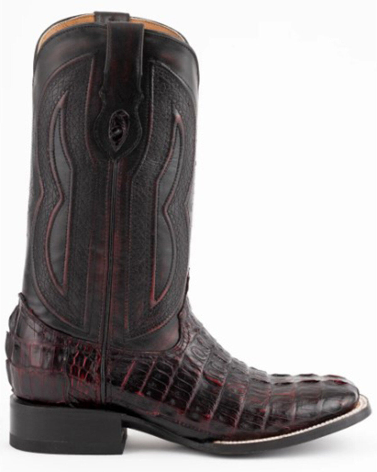 Ferrini Men's Dakota Exotic Crocodile Western Boots - Broad Square Toe