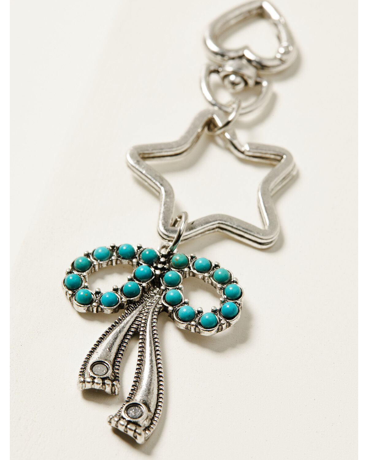 Shyanne Women's Star Turquoise Bow Bag Charm