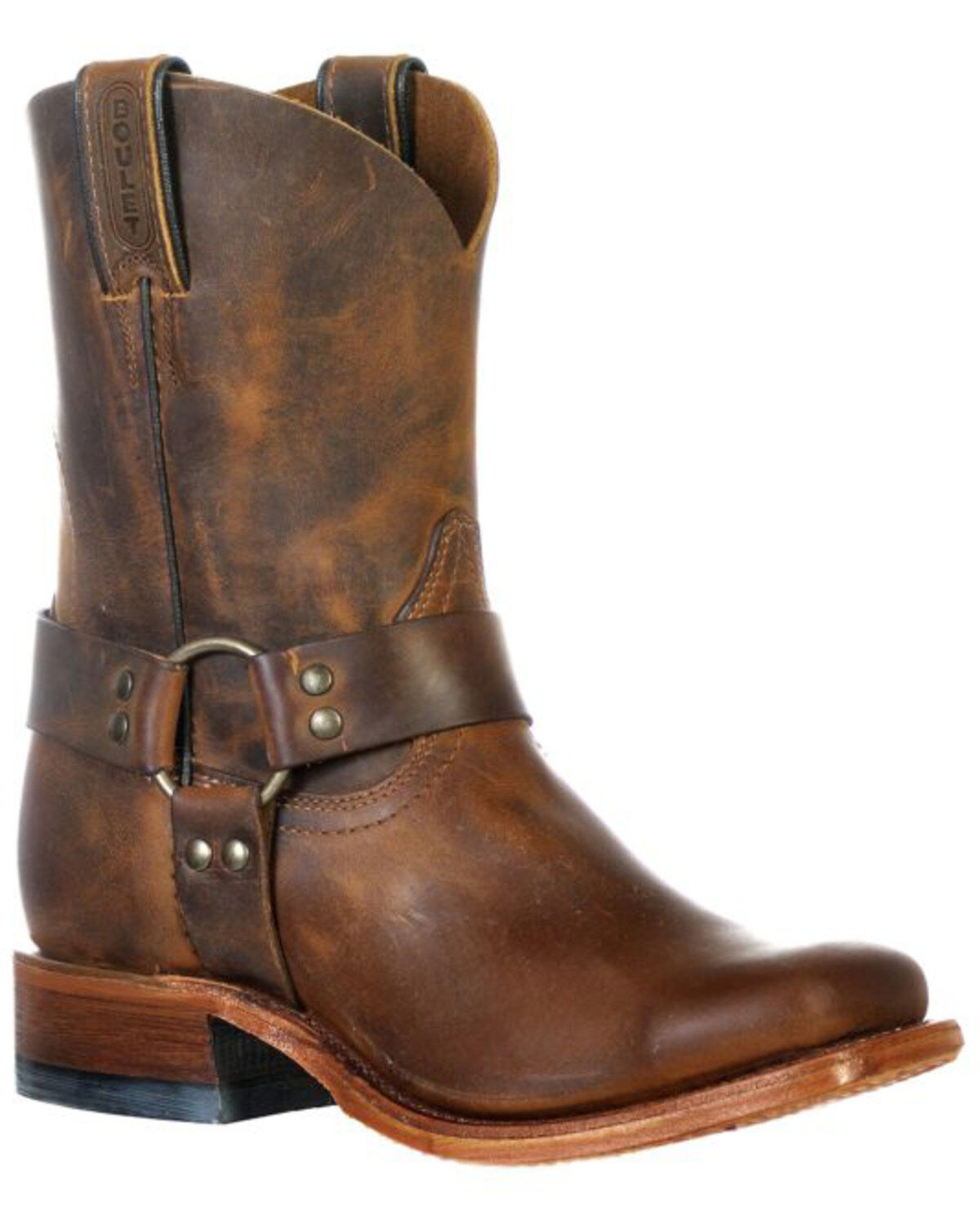 Boulet Women's HillBilly Golden Moto Boots - Square Toe