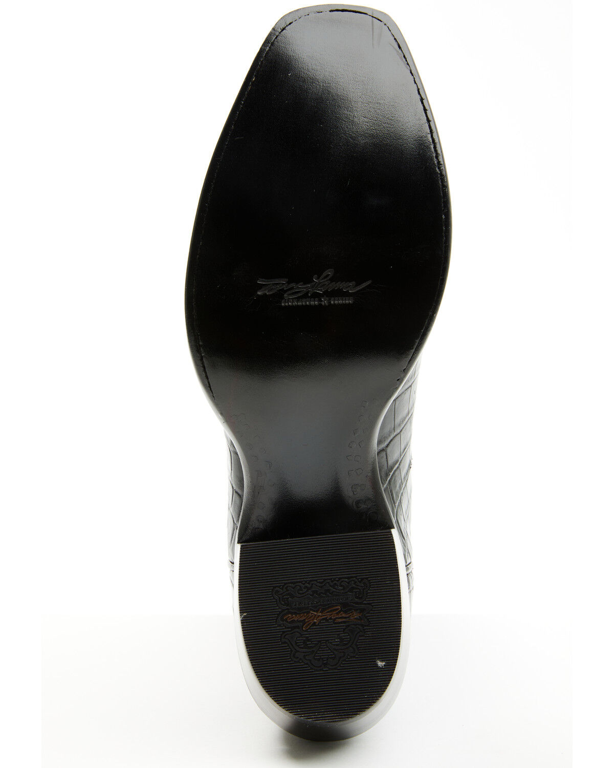 Tony Lama Men's Nile Lightwood Exotic Caiman Western Boots - Square Toe