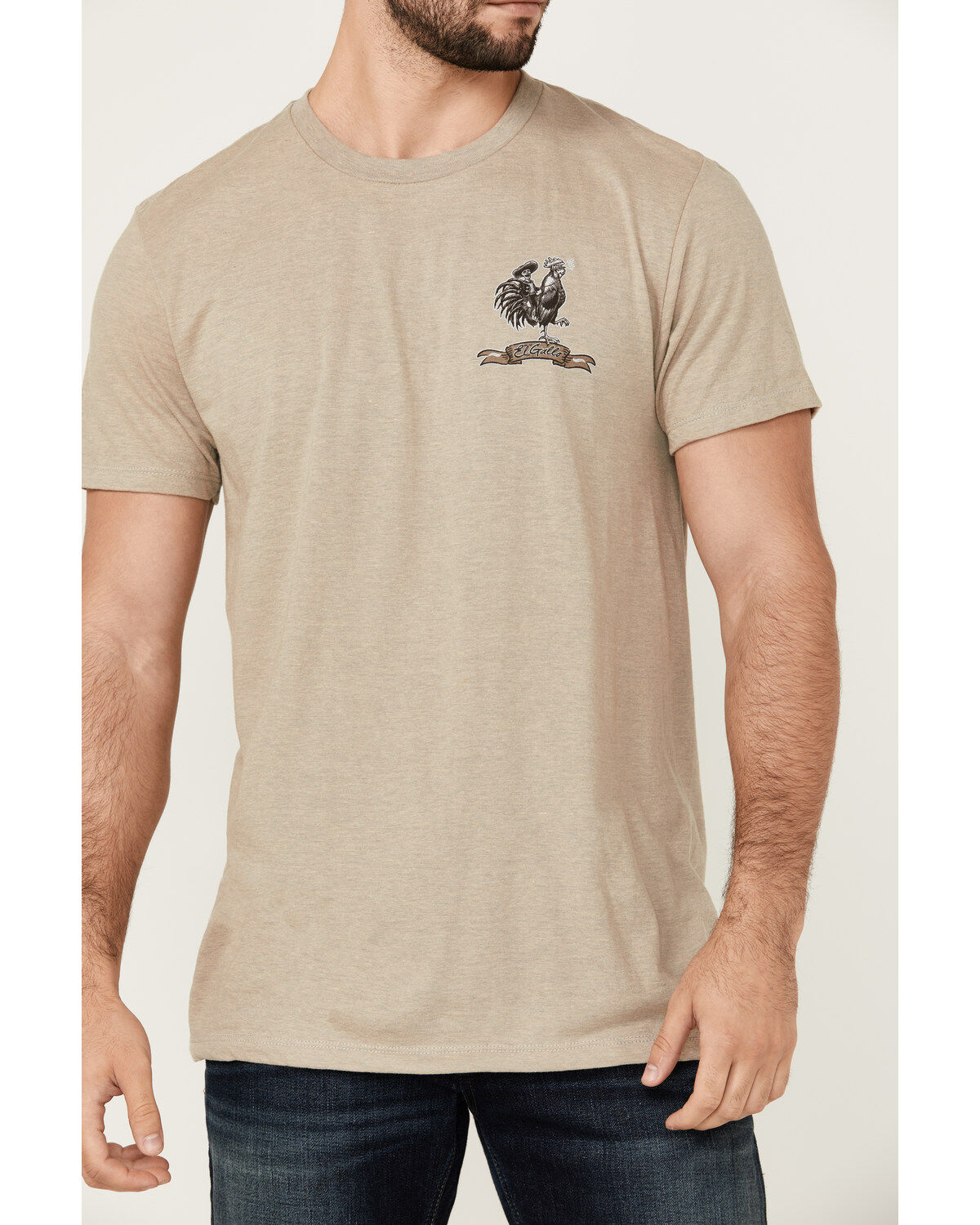 Moonshine Spirit Men's El Gallo Mariachi Short Sleeve Graphic T-Shirt