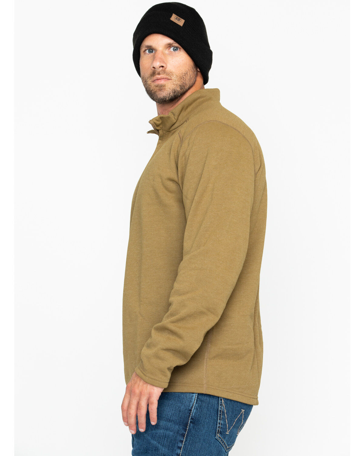 NSA Drifire Men's FR Mock Zip Fleece Work Pullover