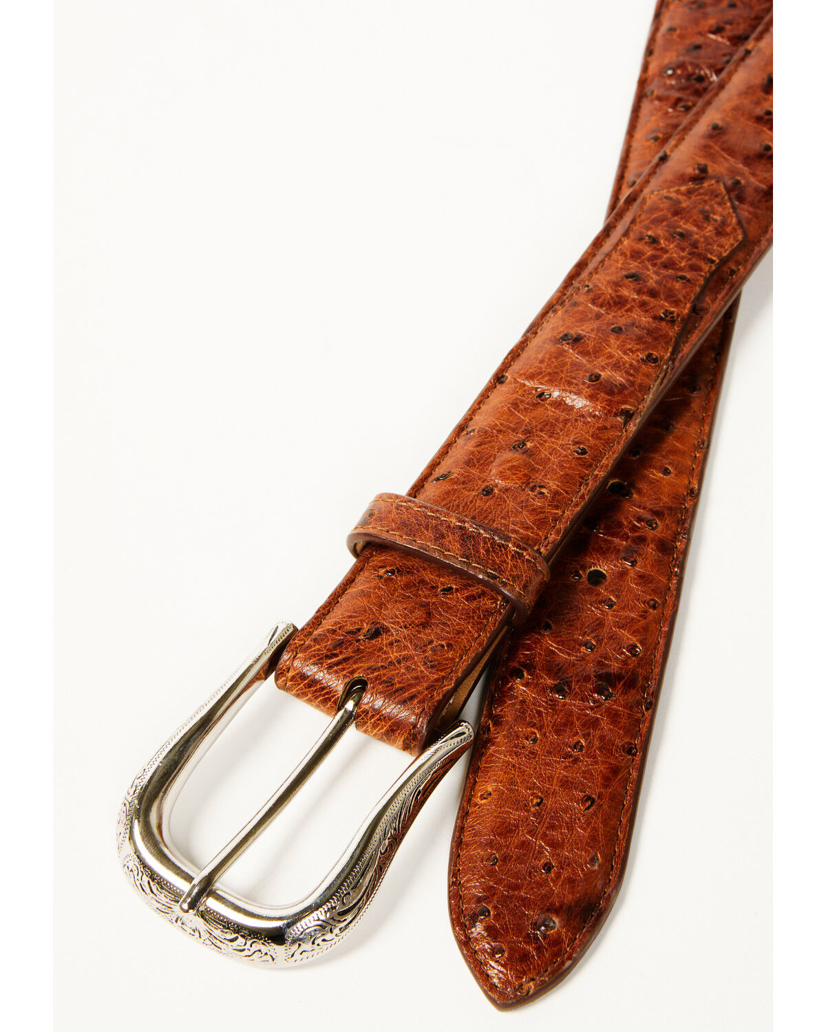 Cody James Black 1978® Men's Dawson Exotic Full Quill Ostrich Leather Belt