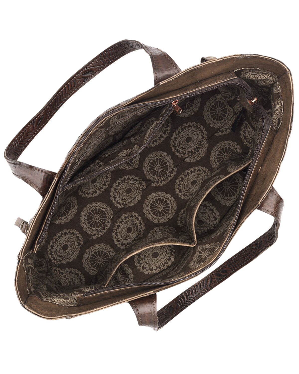 American West Women's Annie's Secret Collection Large Zip Top Tote