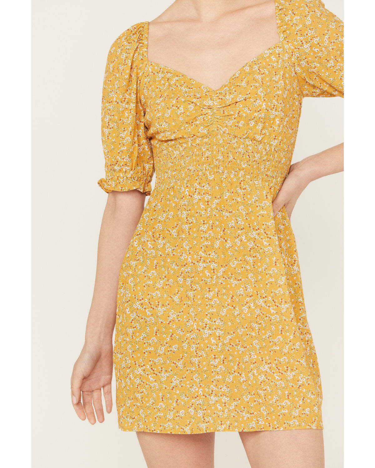 Beyond The Radar Women's Floral Print Mini Dress