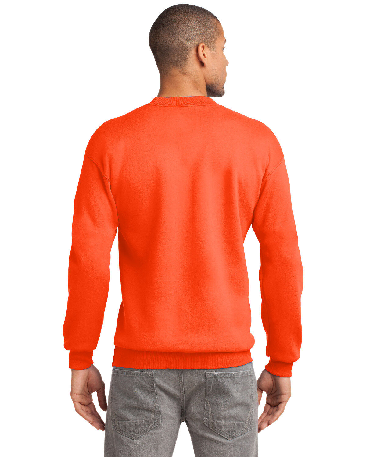 Port & Company Men's Safety 2X Essential Fleece Crew Work Pullover - Tall