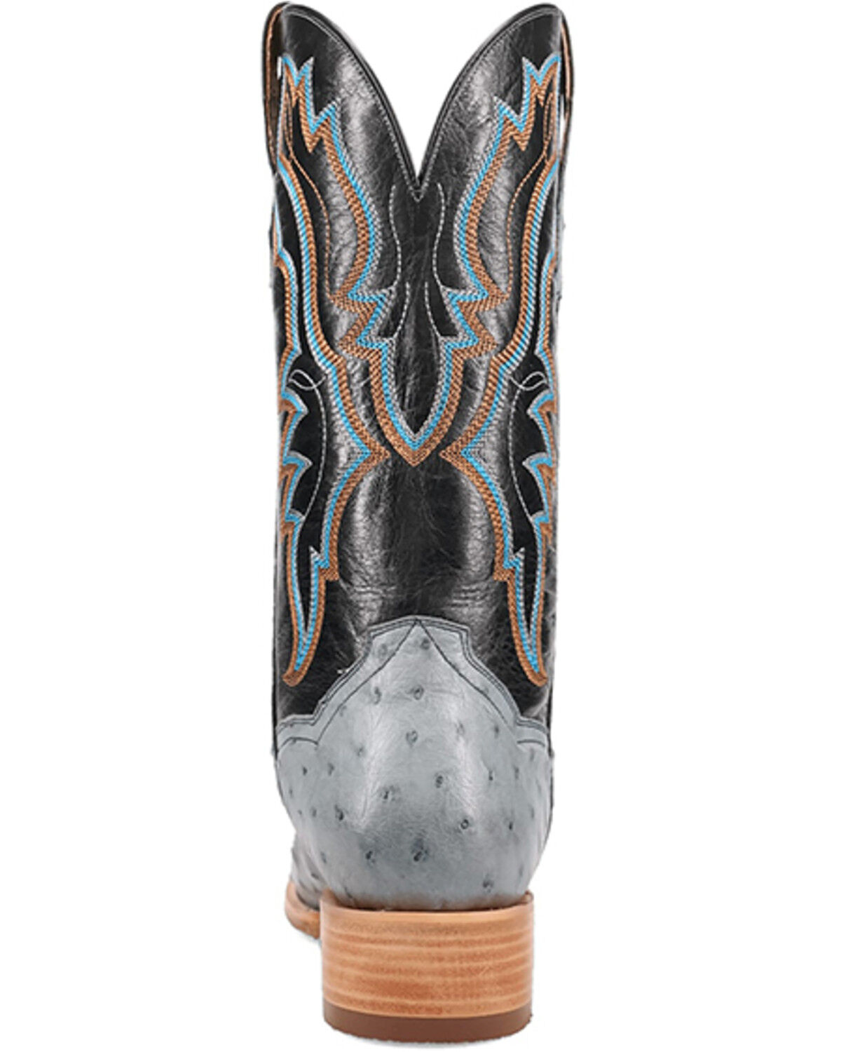 Dan Post Men's Brady Exotic Ostrich Western Boots - Square Toe