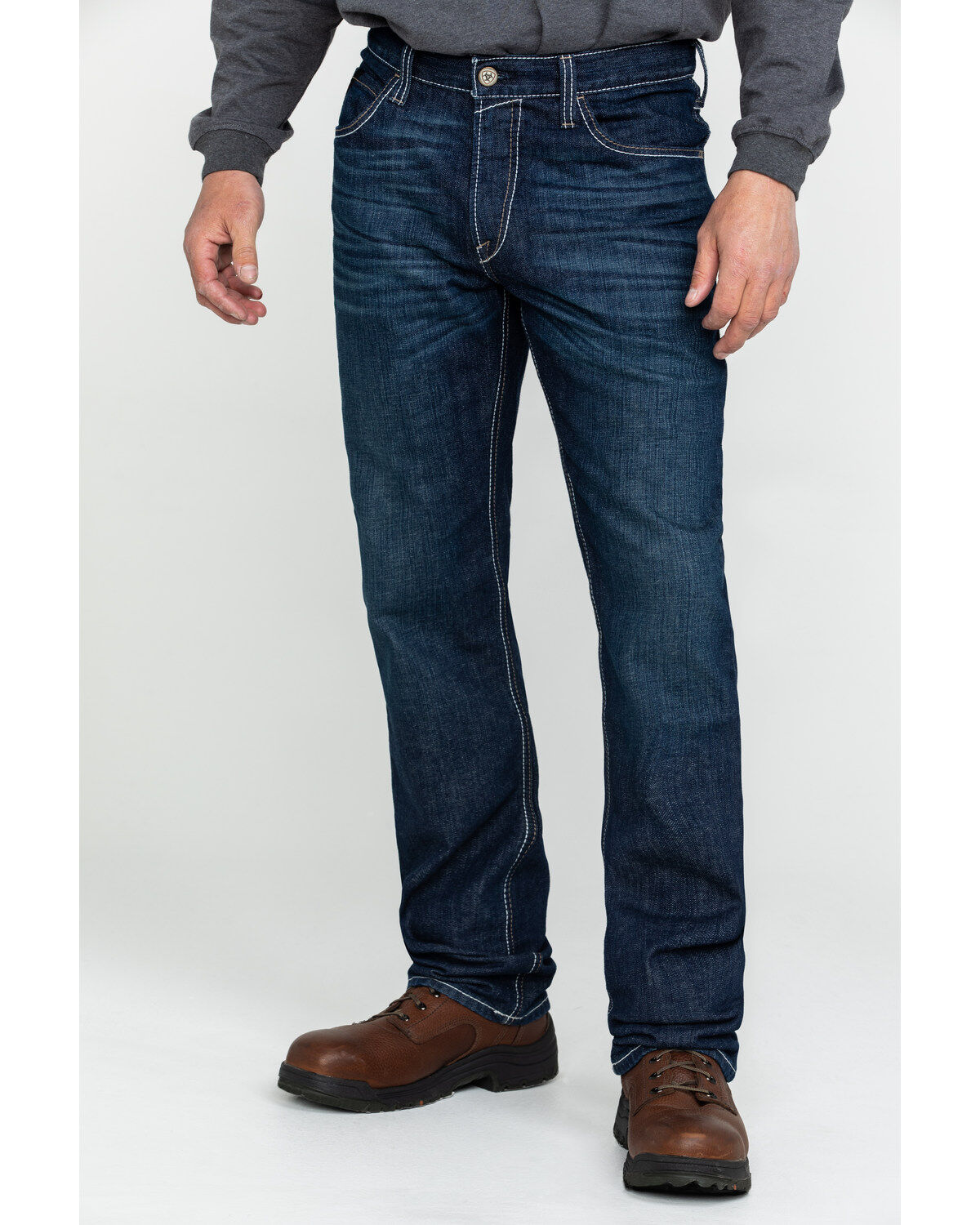 Ariat Men's FR M4 Durastretch Lineup Straight Work Jeans