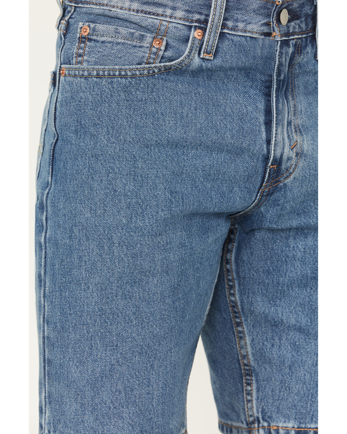 Levi's Men's 405 Standard 10" Medium Wash Standard Rigid Shorts