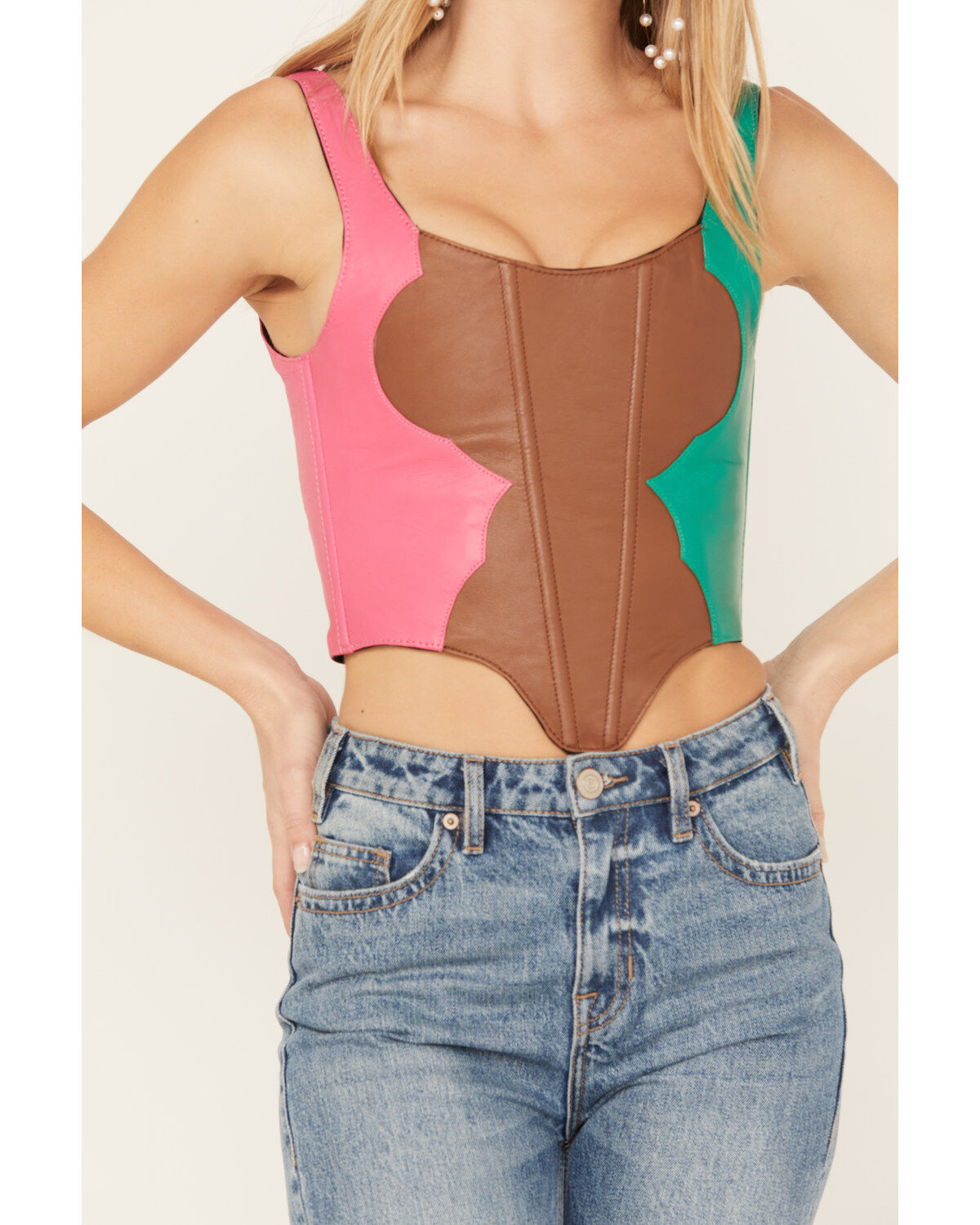 Understated Leather Women's Neon Moon Bustier