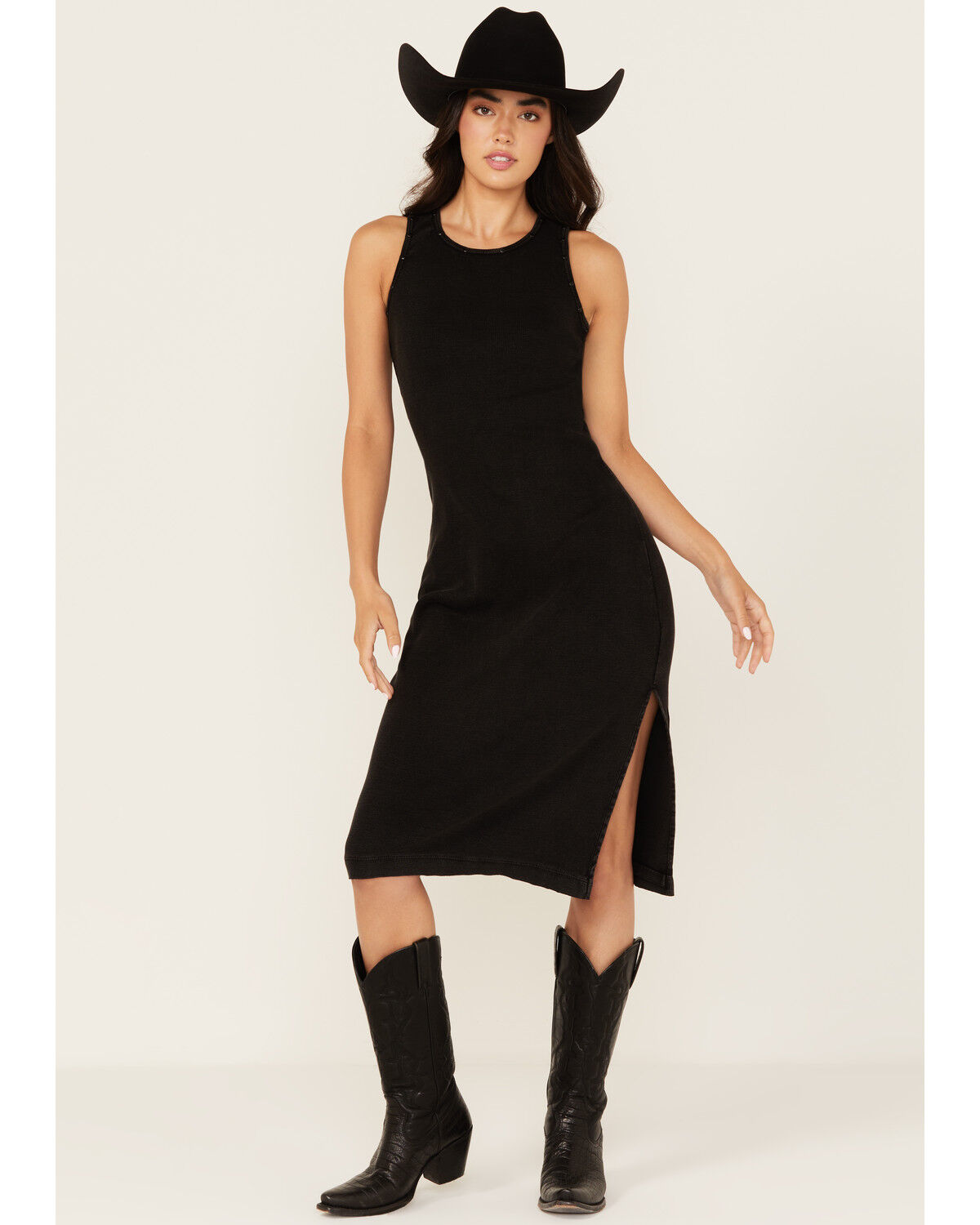 Idyllwind Women's Wild Love Ribbed Midi Dress
