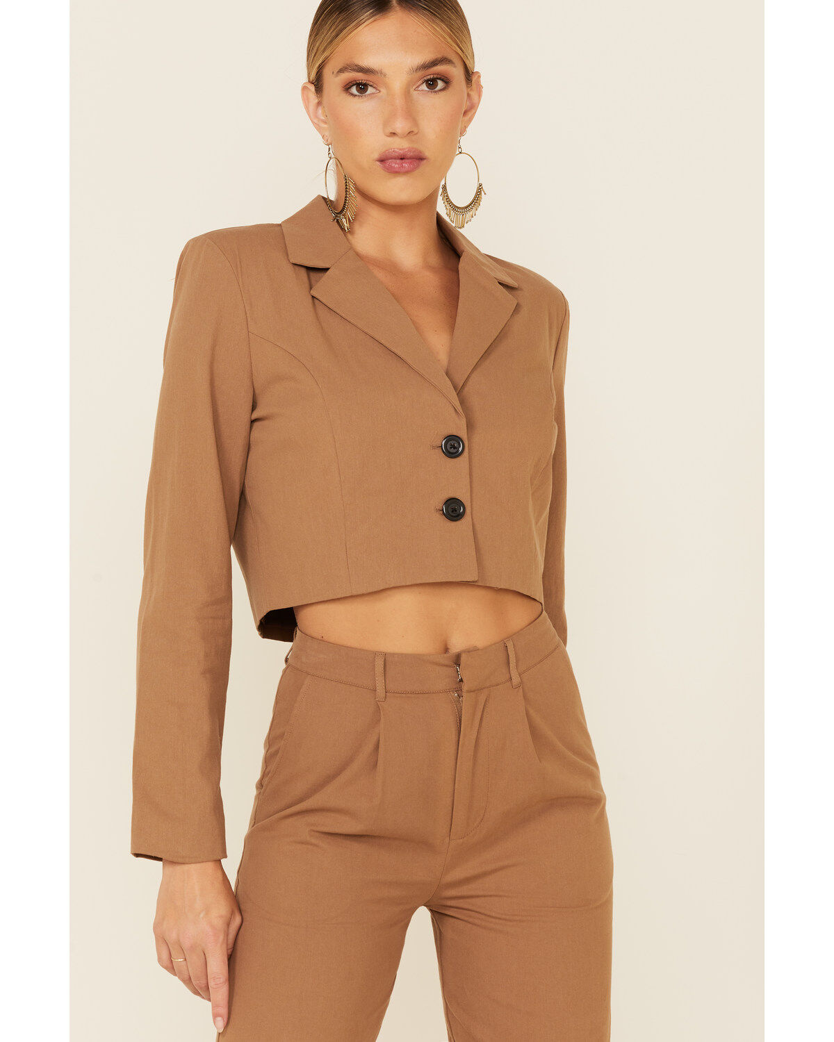 The Now Women's Cropped Blazer