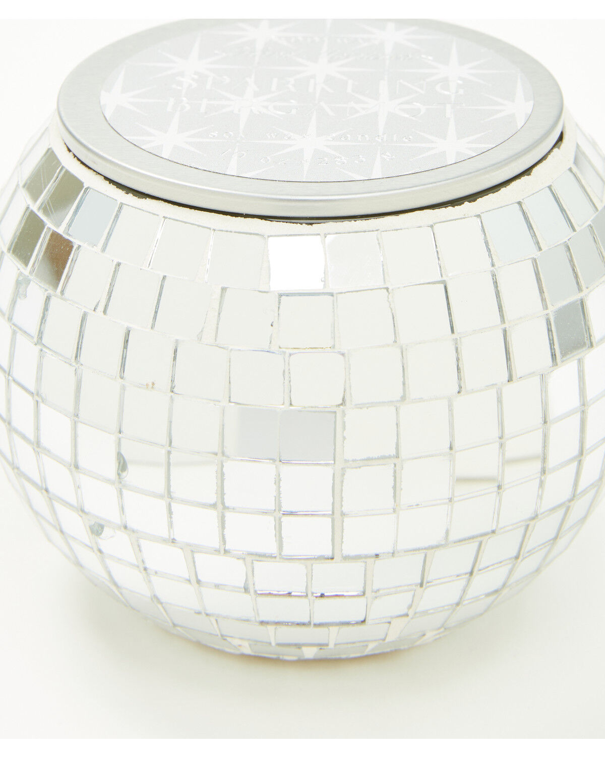 Paddywax Magique 10oz Sparkling Bergamot Glass Disco Ball Candle