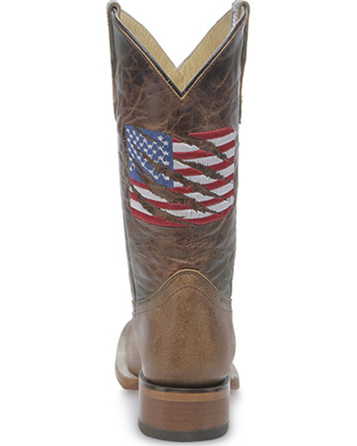 Corral Girls' Patriotic Embroidered Western Boots - Broad Square Toe