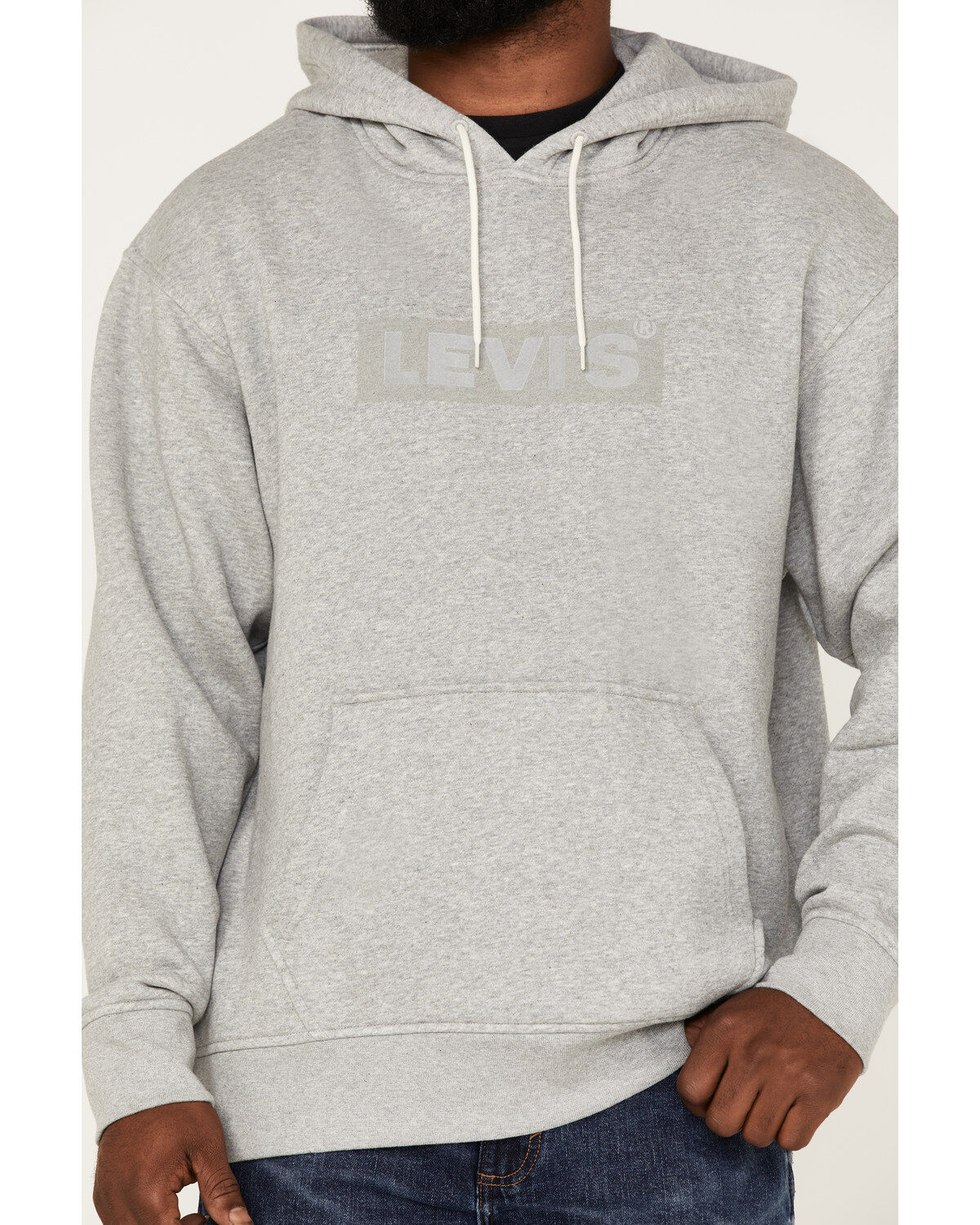 Levi's Men's Box Tab Graphic Logo Hooded Sweatshirt