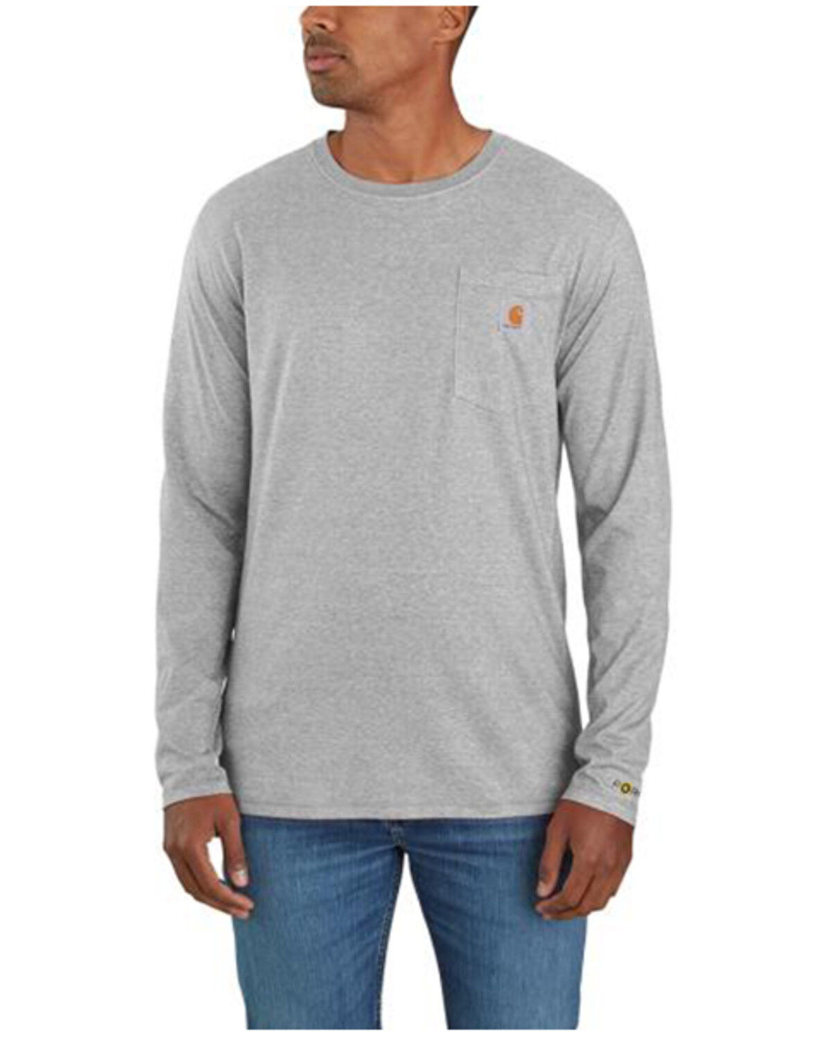 Carhartt Men's Force Relaxed Midweight Long Sleeve Pocket T-Shirt - Tall