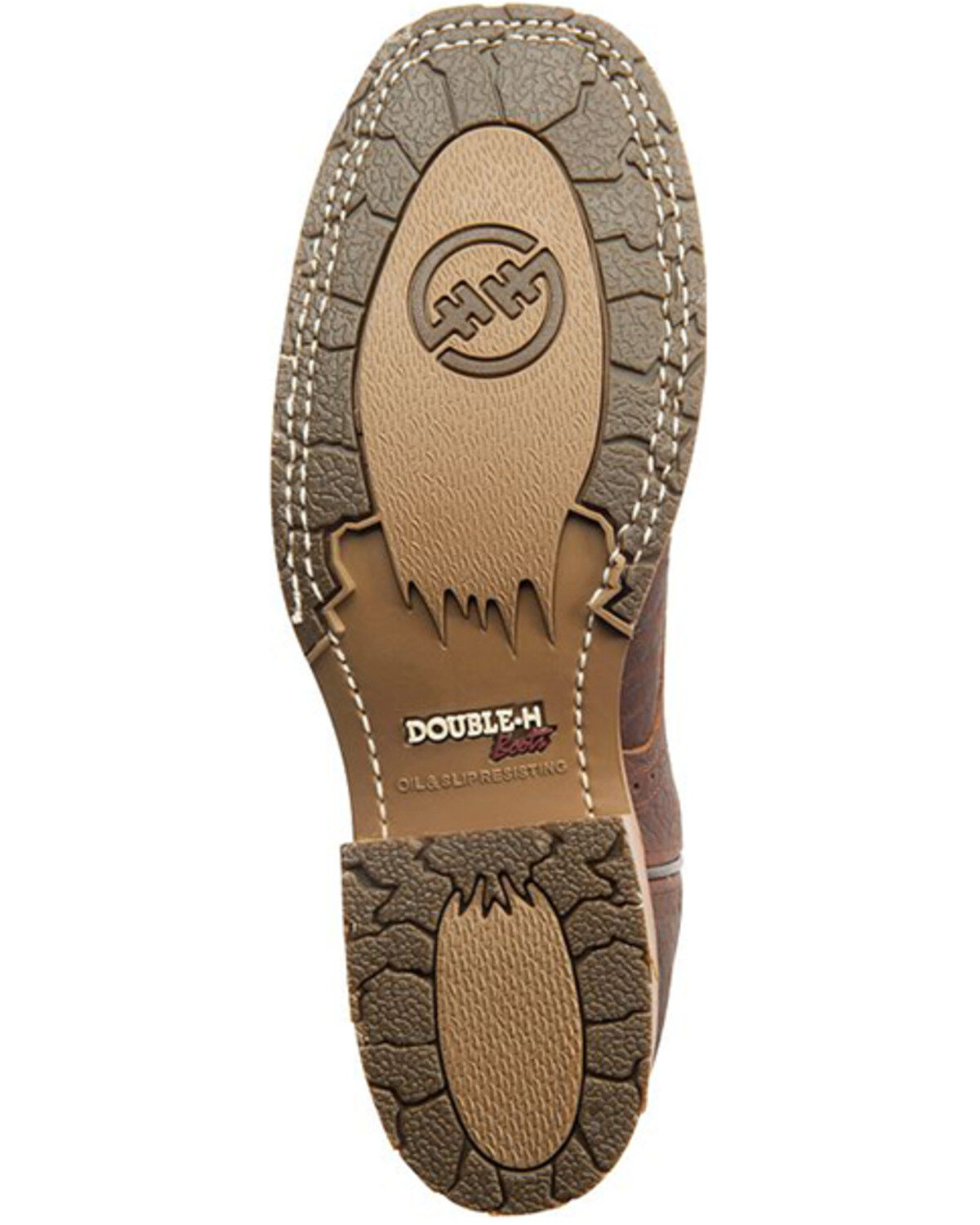 Double-H Men's Square Steel Toe Western Boots