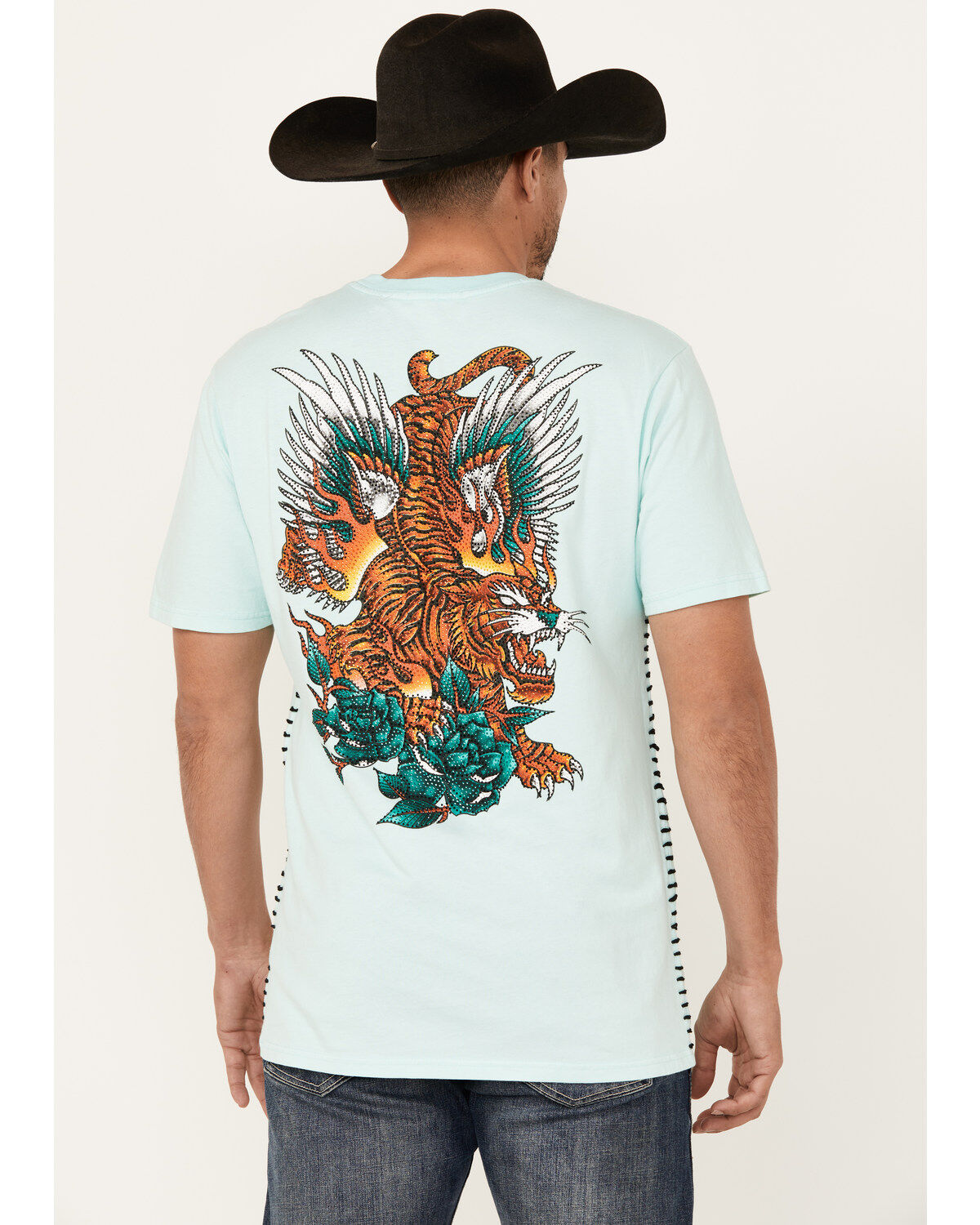 Affliction Men's Nightstalk Short Sleeve Graphic T-Shirt