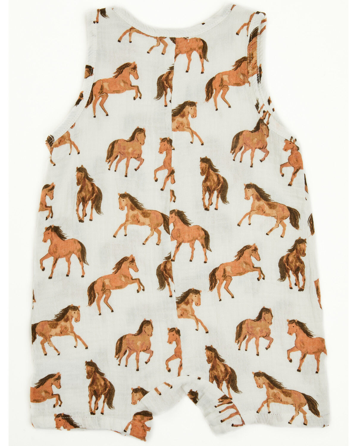 Angel Dear Infant Boys' Horse Shortie Sleeveless Snap Onesie