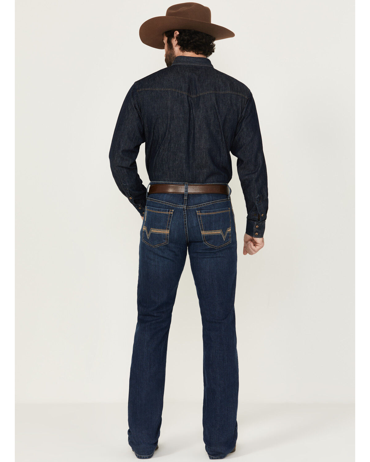 Cinch Men's Ian Dark Wash Slim Bootcut Performance Stretch Denim Jeans