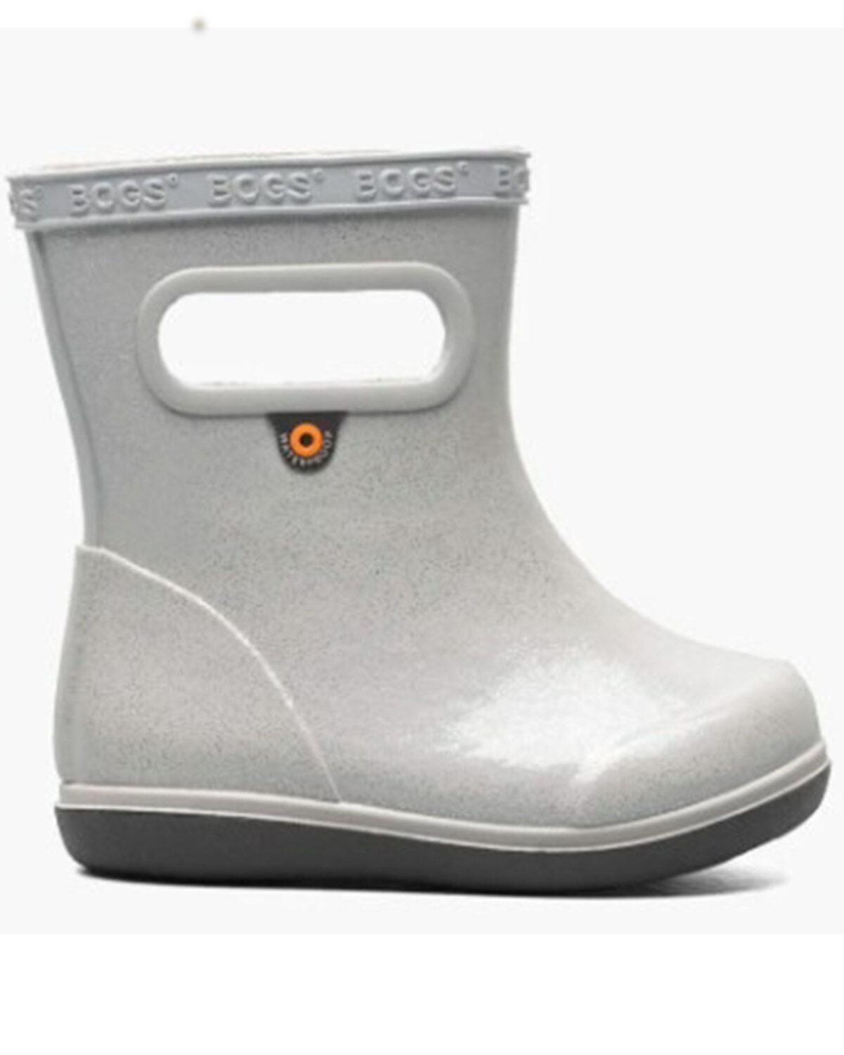 Bogs Little Girls' Skipper II Glitter Rain Boots - Round Toe