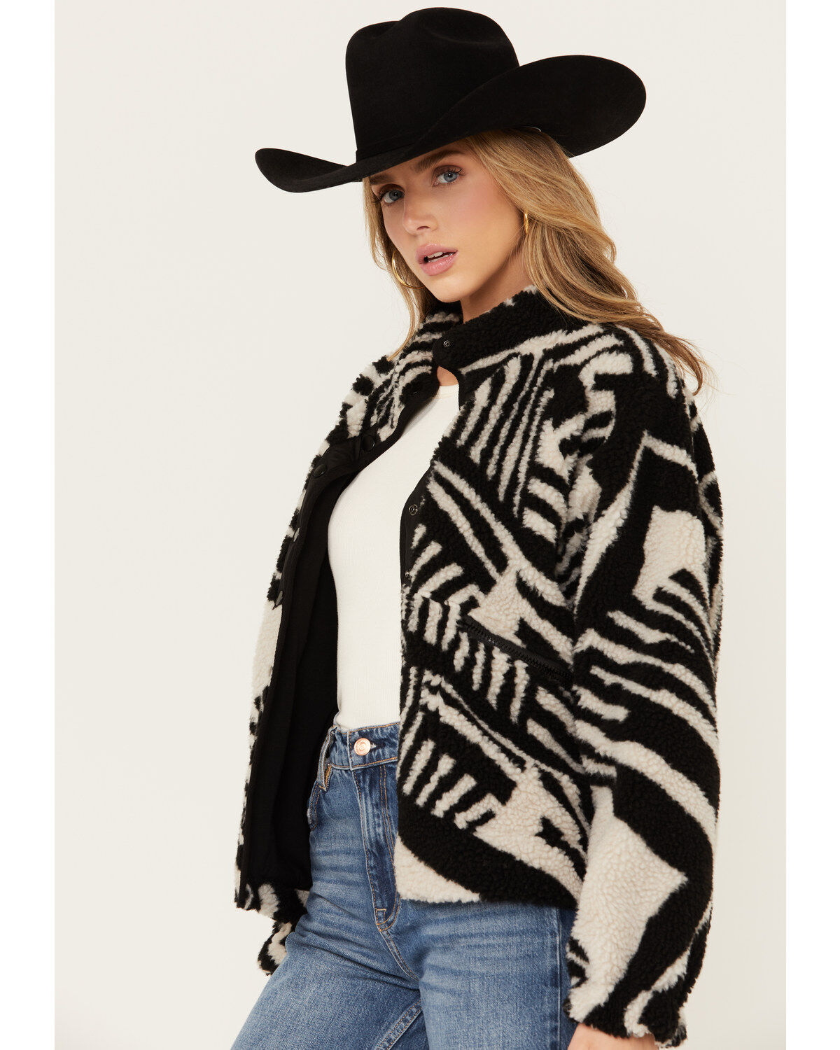 Revel Women's Abstract Fleece Jacket