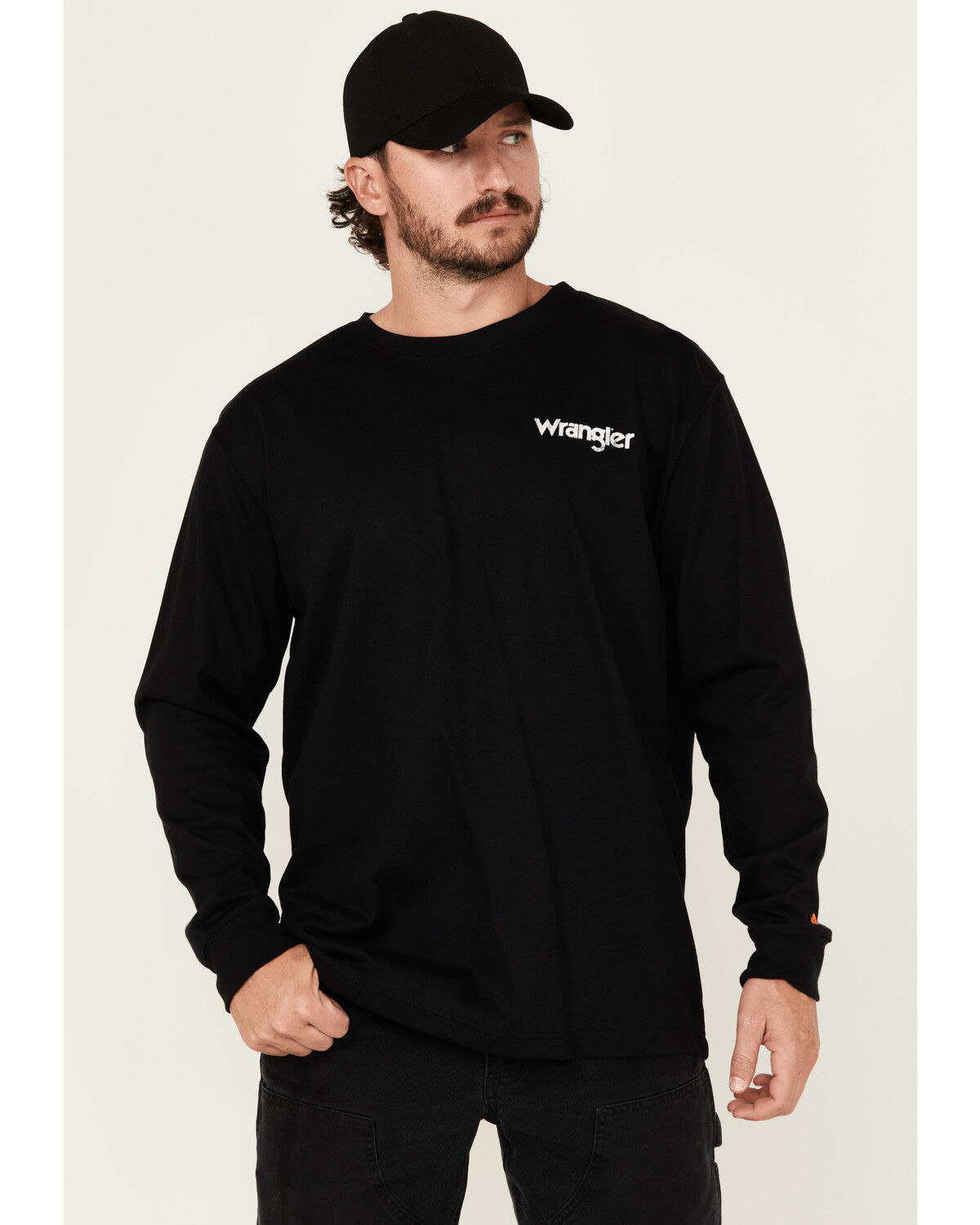 Wrangler Men's FR Eagle Long Sleeve Graphic Work Shirt