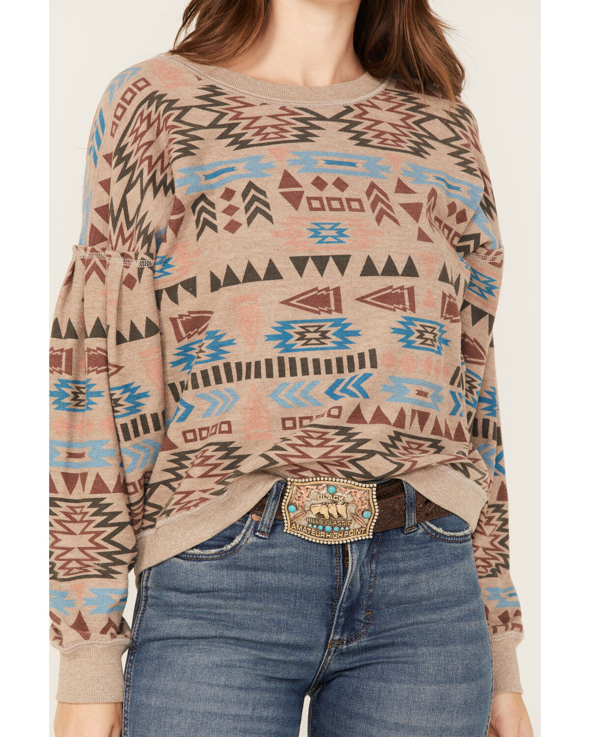 Ariat Women's Rainbow Vista Southwestern Sweatshirt