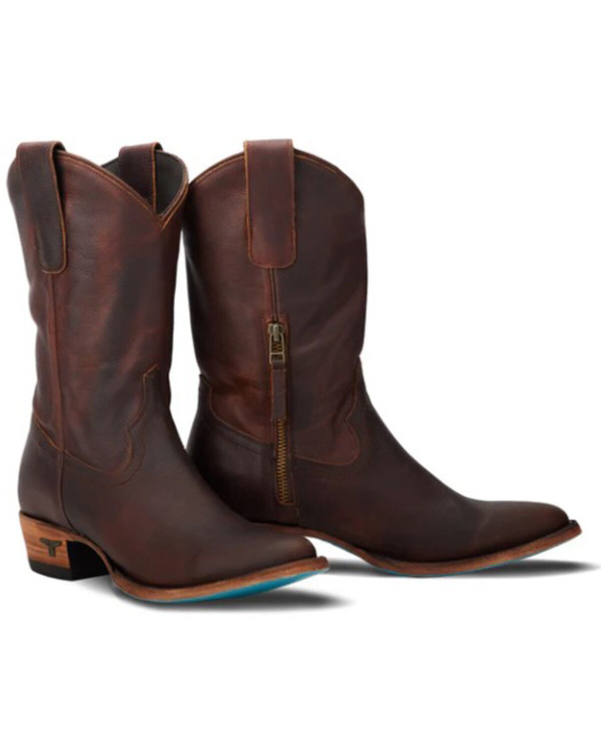 Lane Women's Plain Jane Midi Western Boots - Round Toe