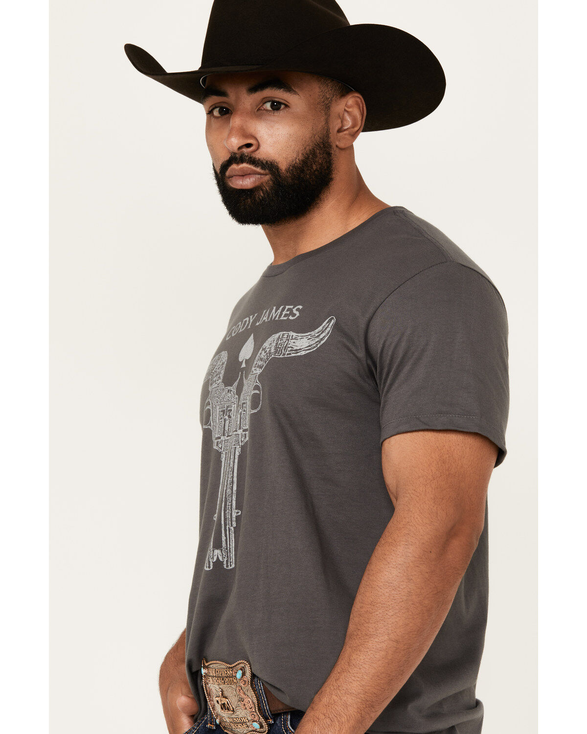 Cody James Men's Bullhead Guns Short Sleeve Graphic T-Shirt
