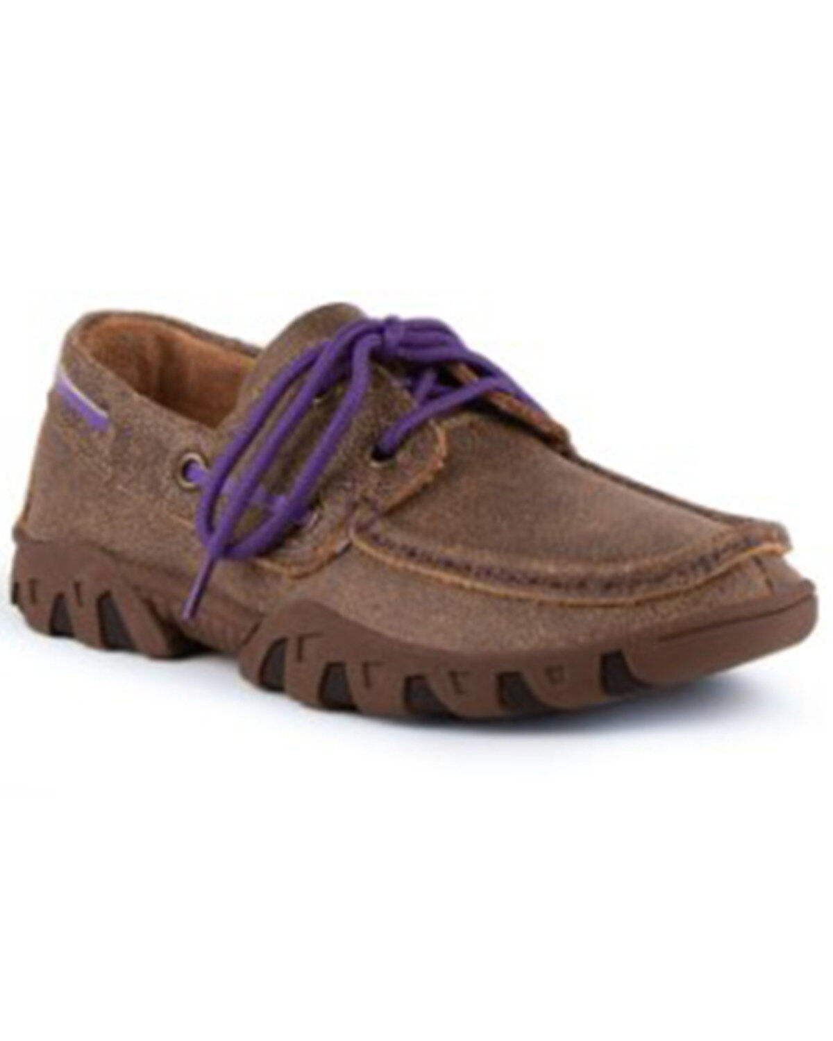 Ferrini Women's Microsuede Loafer Shoes - Moc Toe