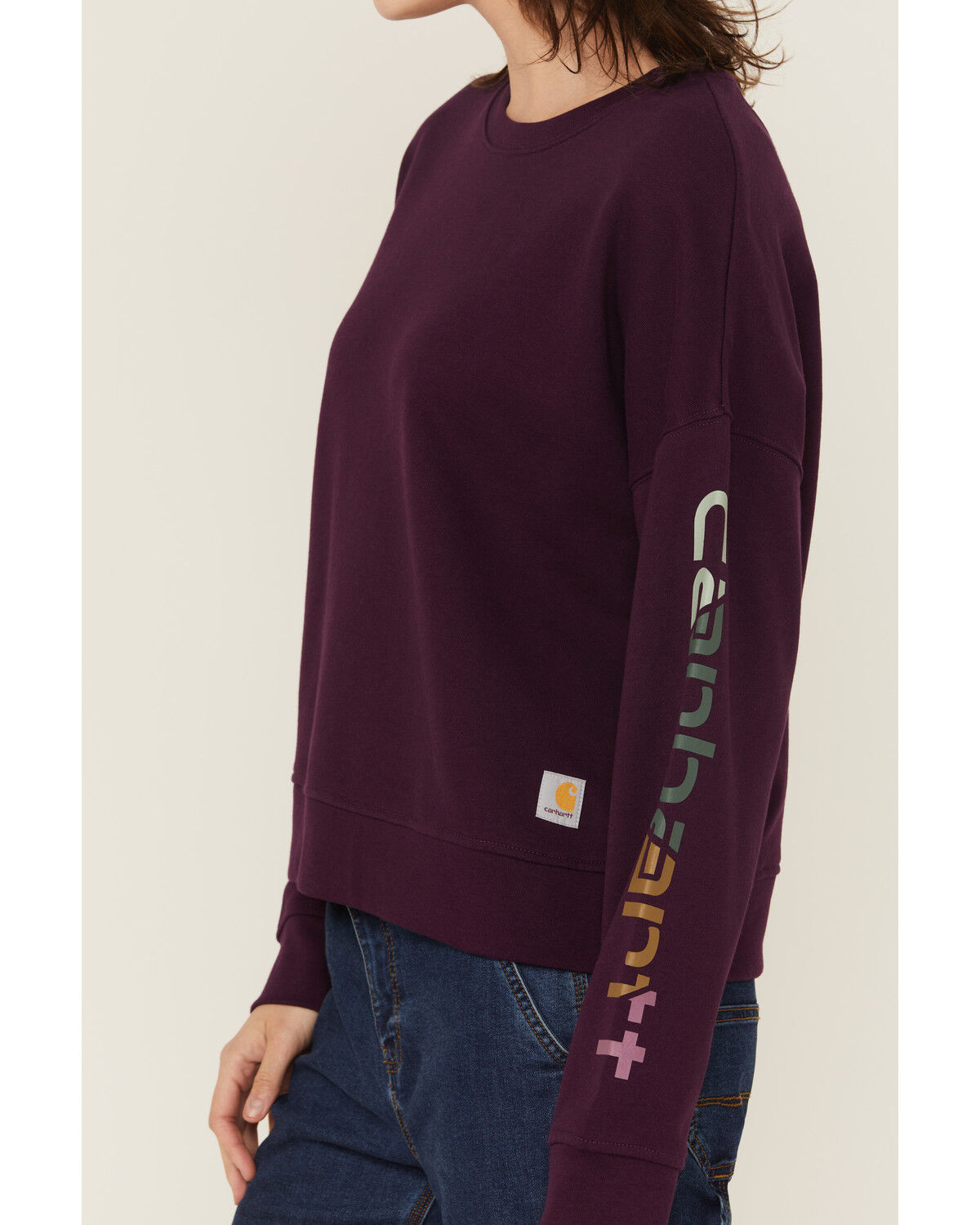 Carhartt Women's TENCEL® Fiber Series Loose Fit Long Sleeve Graphic Sweatshirt