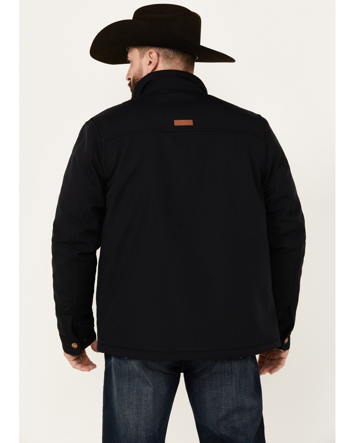 Cinch Men's Textured Poly Concealed Carry Zip Softshell Jacket