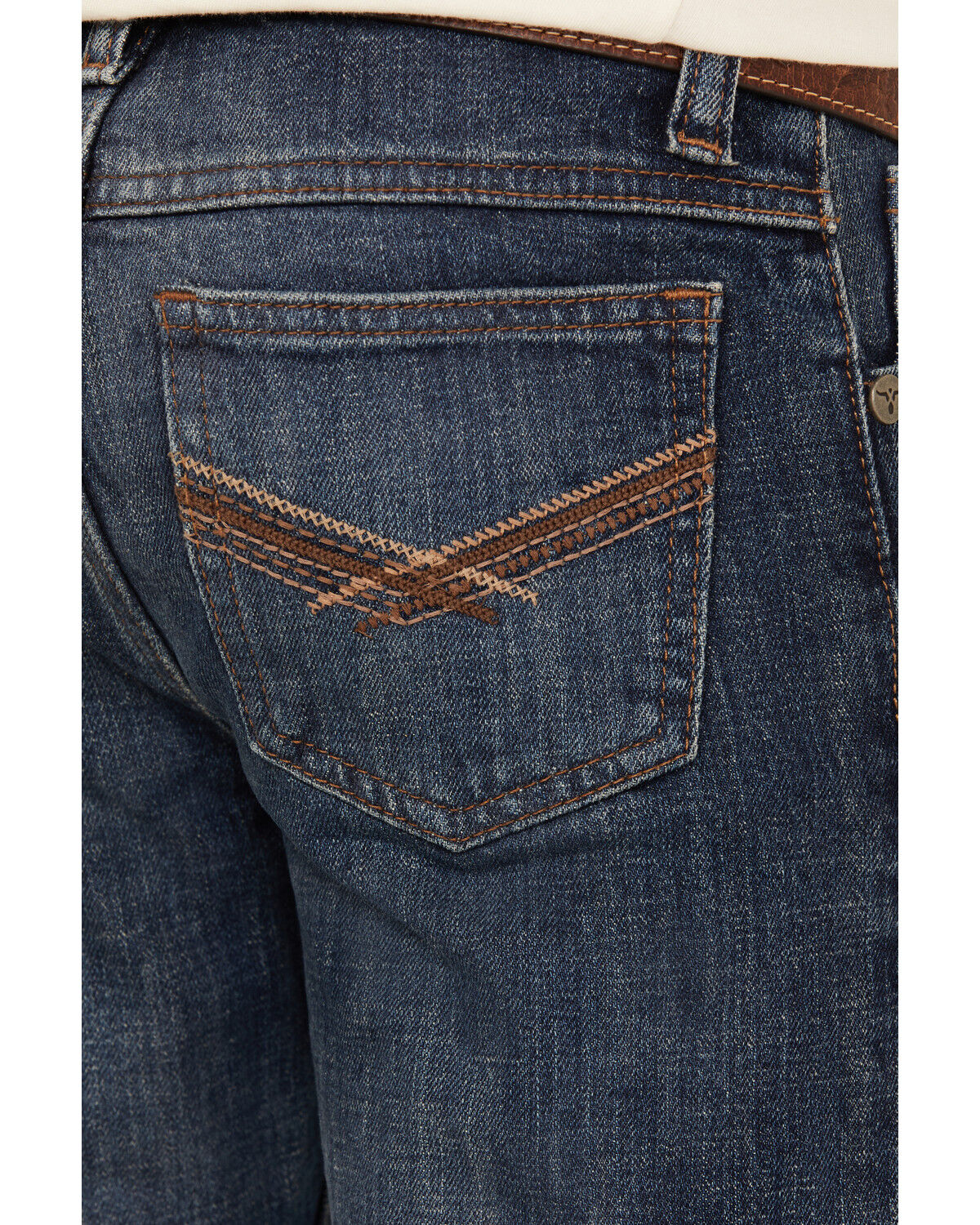 Wrangler 20X Boys' Barksdale Dark Wash Vintage Bootcut Stretch Denim Jeans