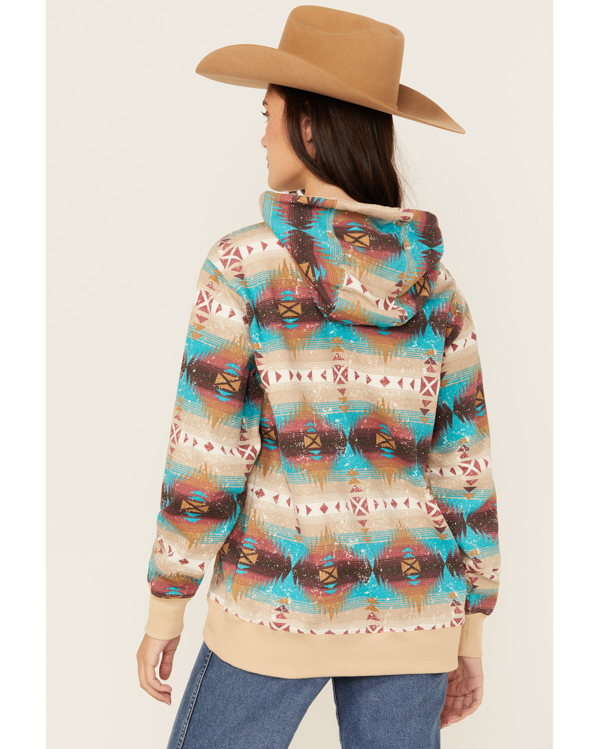Ariat Women's Boot Barn Exclusive Southwestern Print Logo Hoodie