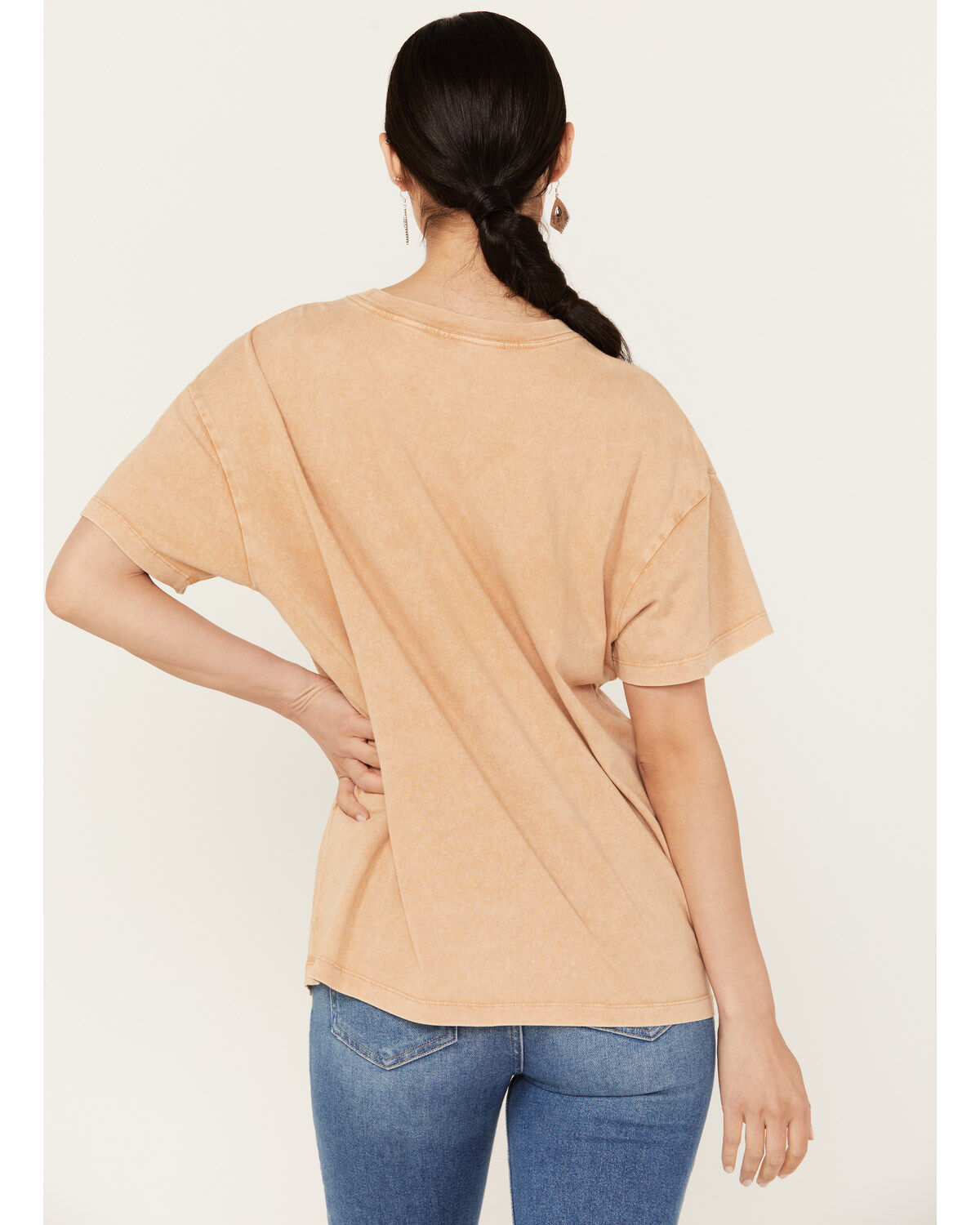 Cleo + Wolf Women's Country Roads Short Sleeve Oversized Graphic Tee