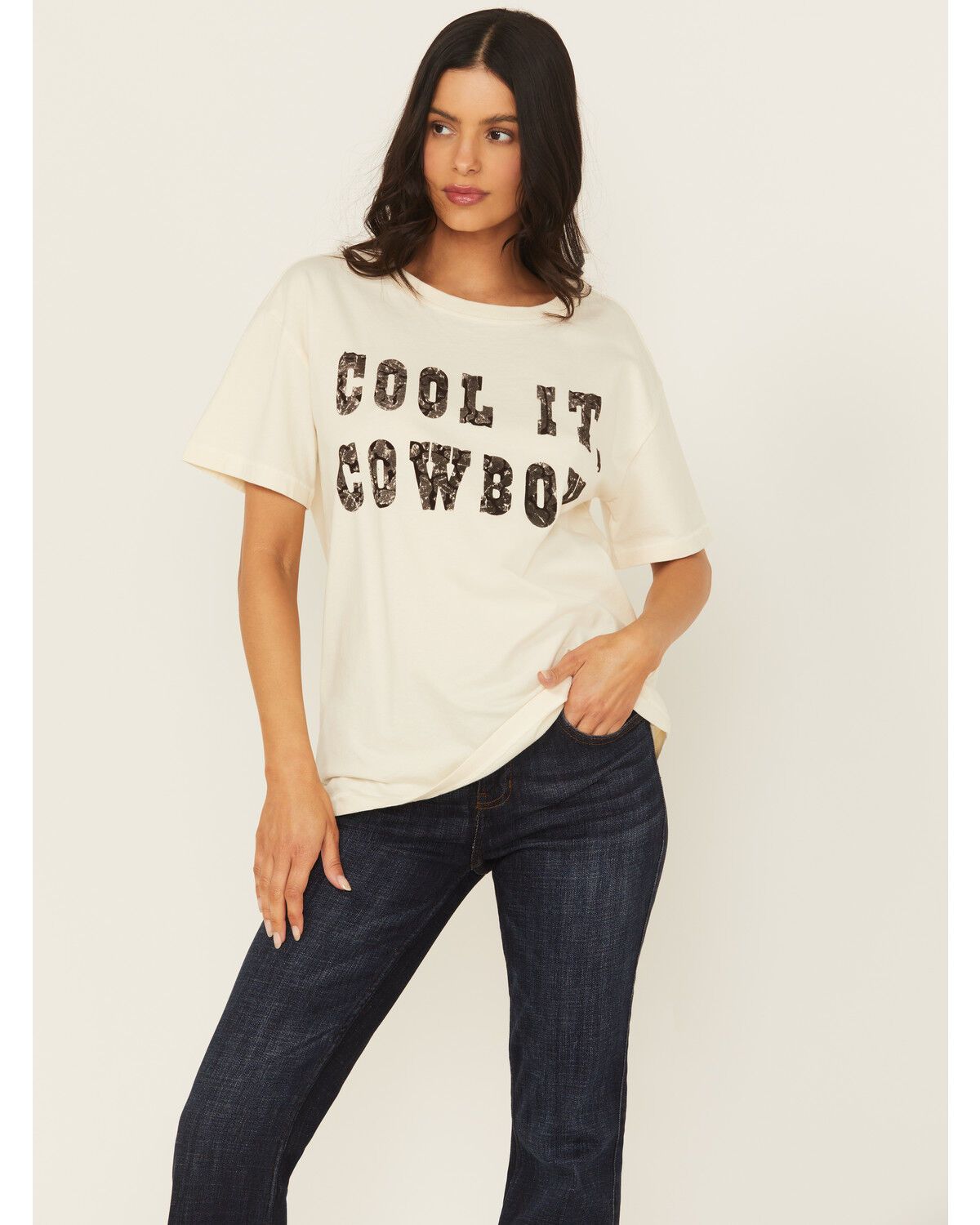 Shyanne Women's Cool It Cowboy Short Sleeve Graphic Tee