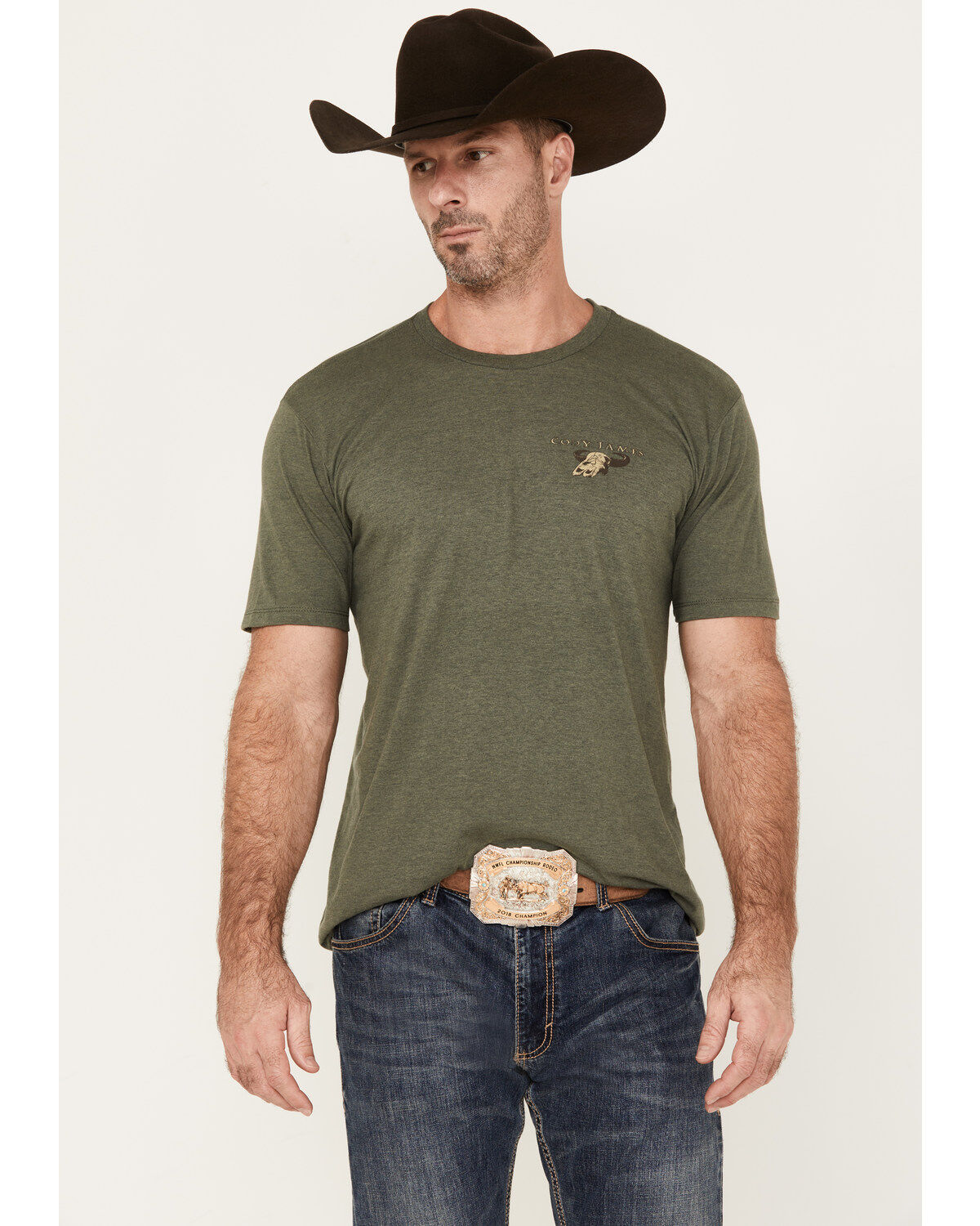 Cody James Men's Head West Short Sleeve Graphic T-Shirt