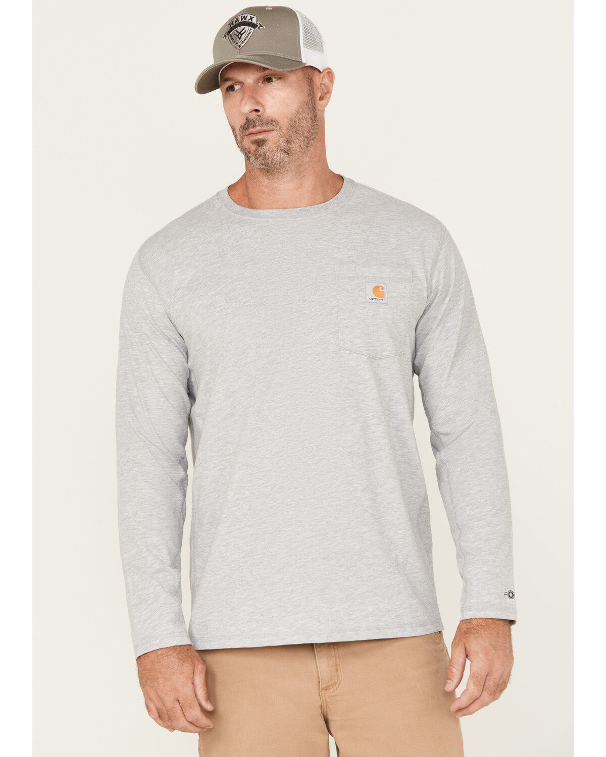 Carhartt Men's Force Relaxed Midweight Long Sleeve Pocket T-Shirt