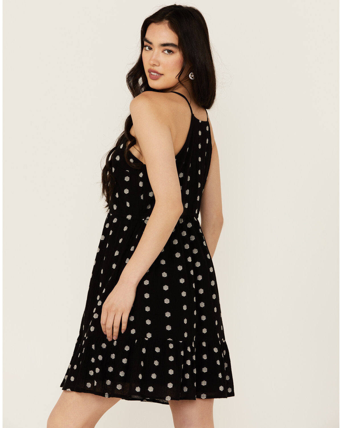 Idyllwind Women's Zelida Embroidered Halter Neck Mini Dress