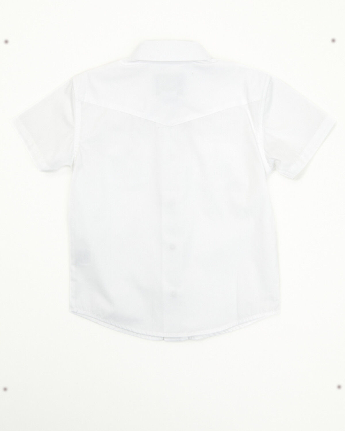 Gibson Trading Co Toddler Boys' Solid Short Sleeve Pearl Snap Western Shirt