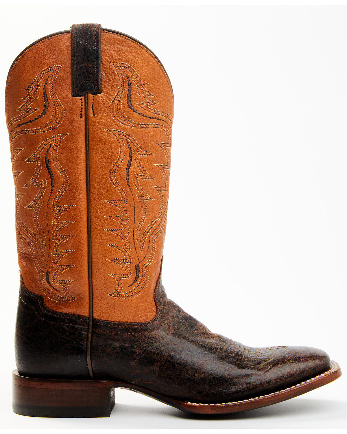 Cody James Men's Melbourne Cognac Leather Western Boots - Broad Square Toe