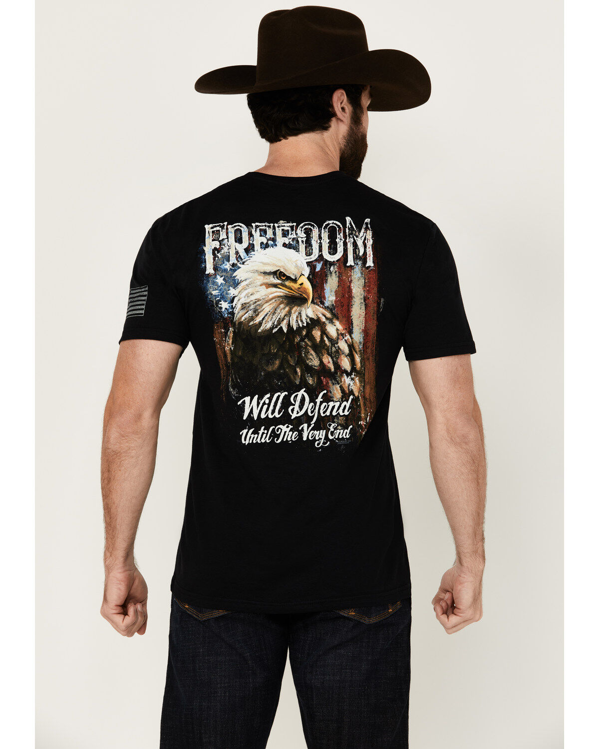 Buckwear Men's Will Defend Short Sleeve Graphic T-Shirt