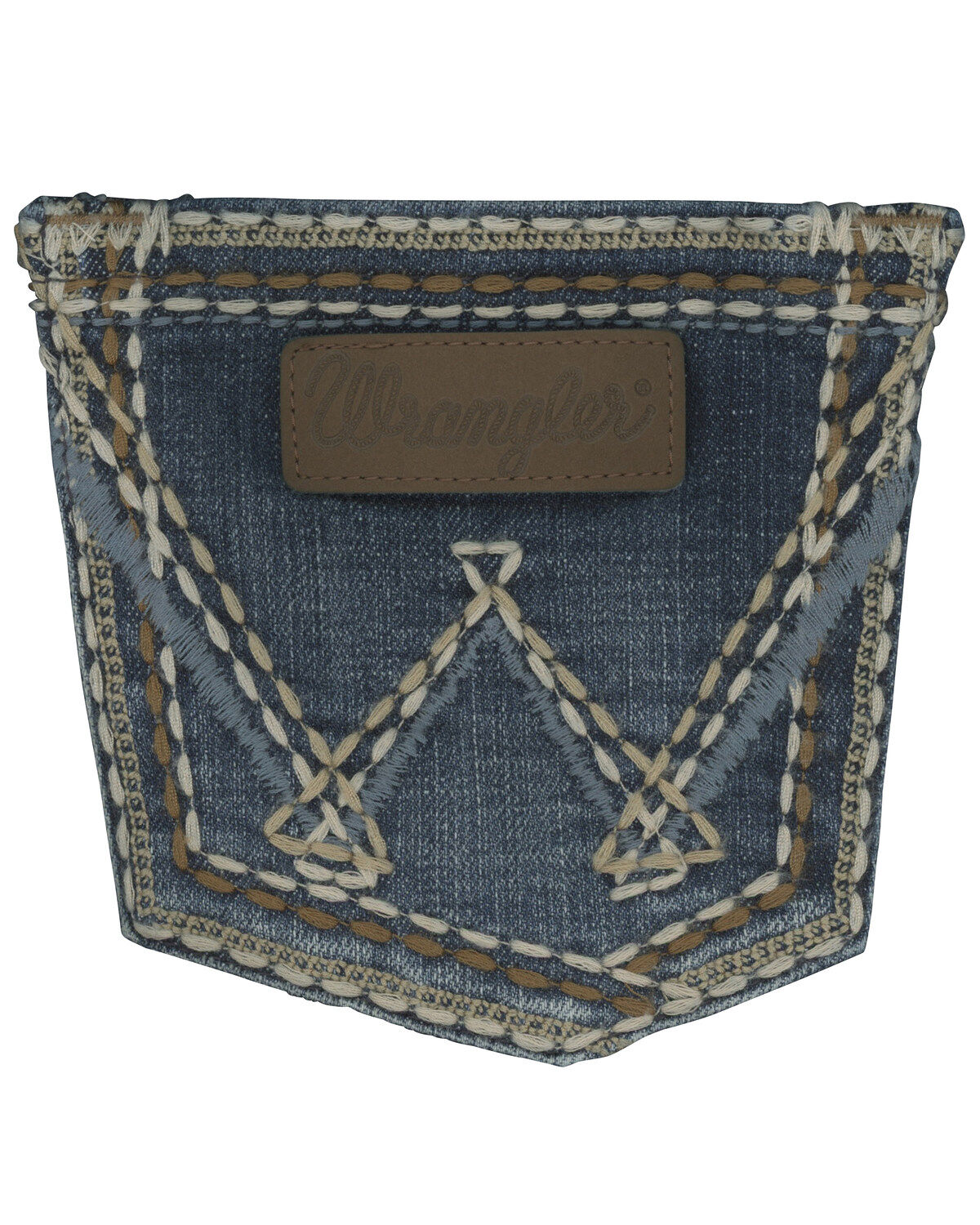 Wrangler Retro Women's Sadie Embroidered Pocket Low Rise Bootcut Jeans