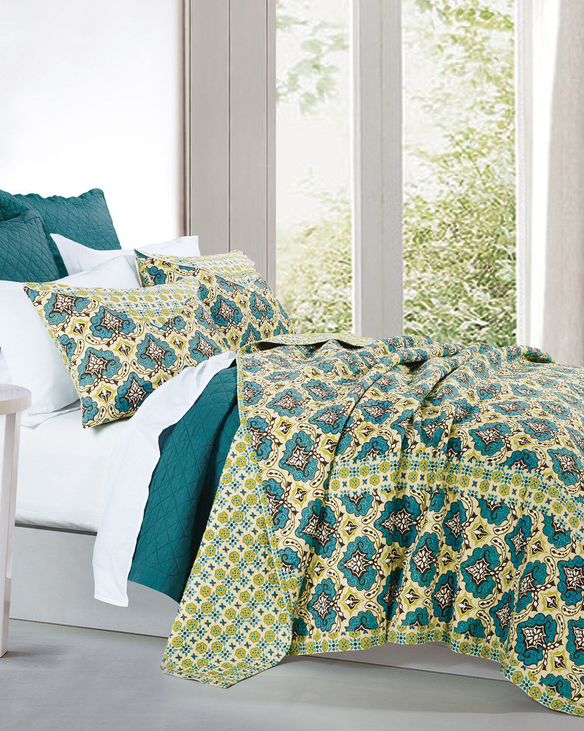 HiEnd Accents Salado Full/Queen Quilt Set - 3-Piece