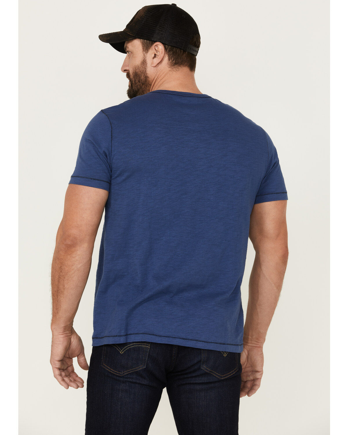 Flag & Anthem Men's Bear Stripes Medium Circle Graphic T-Shirt