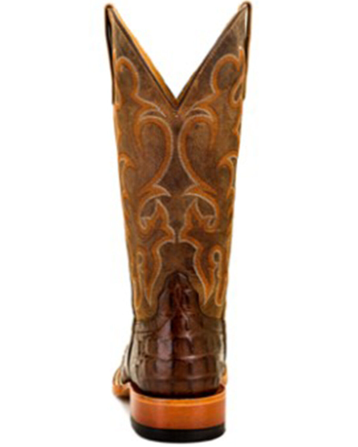 Horse Power Boys' Anderson Crocodile Print Western Boots - Square Toe