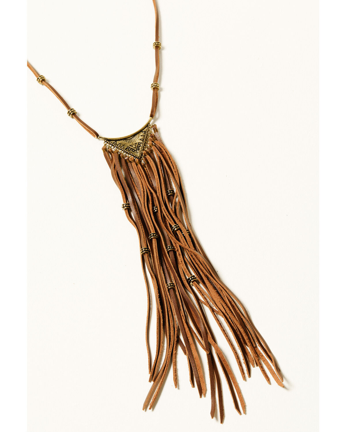 Shyanne Women's Mystic Valley Leather Fringe Necklace