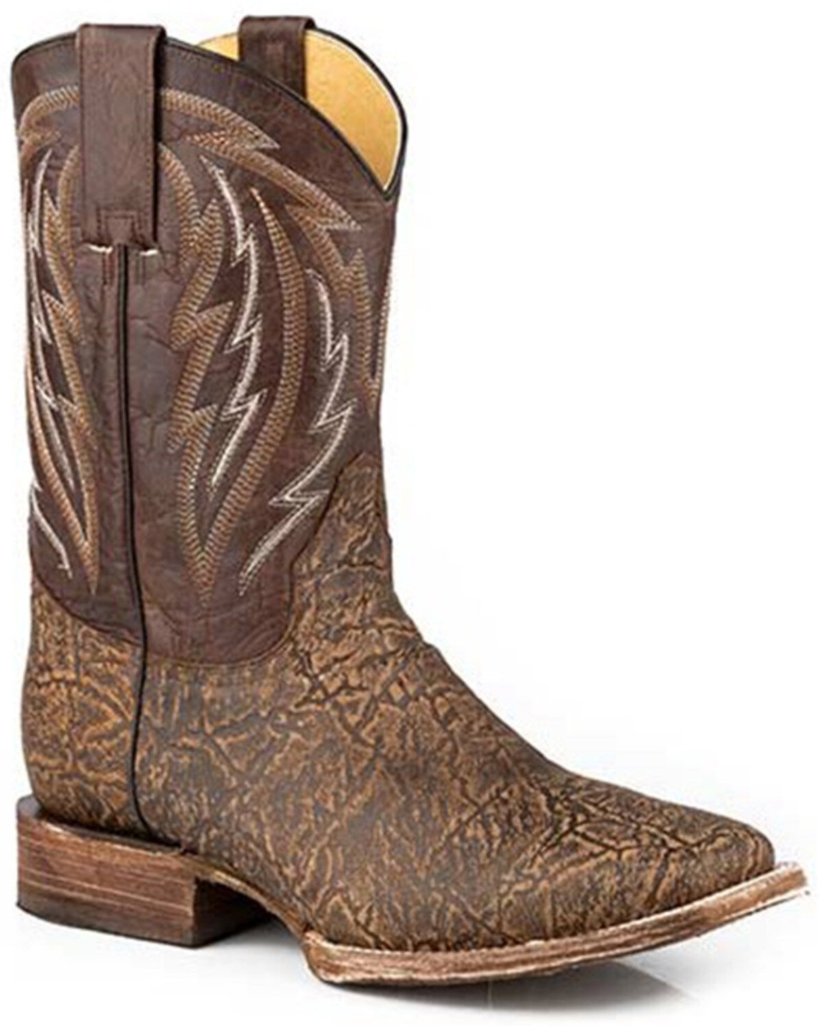 Roper Men's Elephante Western Boots - Broad Square Toe