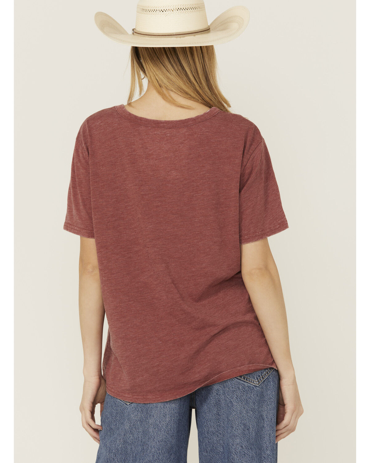 Blended Women's Howdy Rhinestone Short Sleeve Graphic Tee